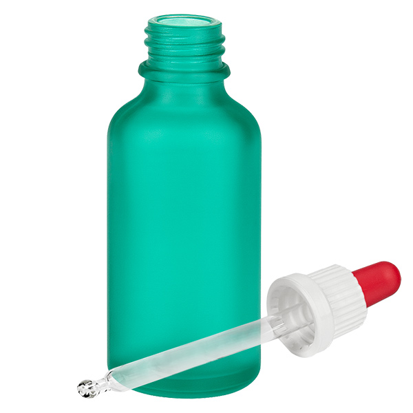 50ml Pipettenflasche weiß/rot Originalitätsverschluss GreenL. UT18/50