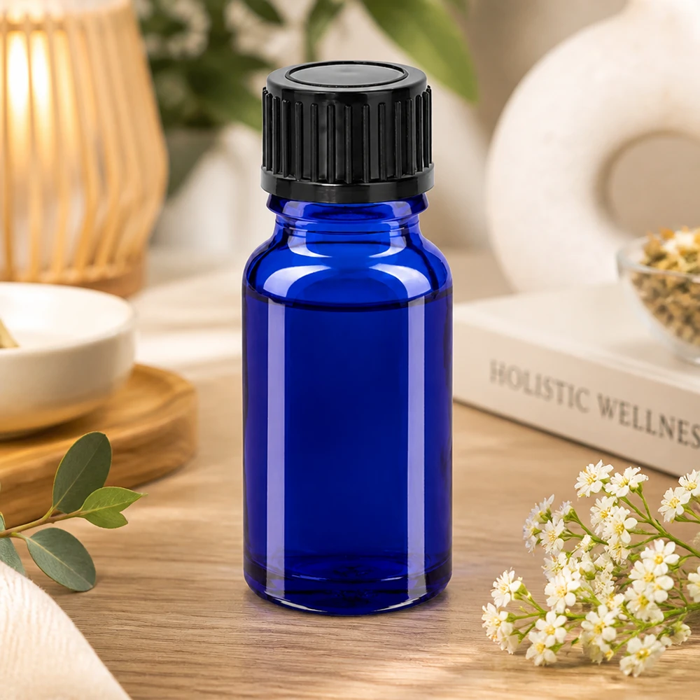 10ml Flasche 11mm Schraubverschluss schwarz Standard BlueLine UT18/10 10ml Flasche 11mm Schraubverschluss schwarz Standard BlueLine UT18/10