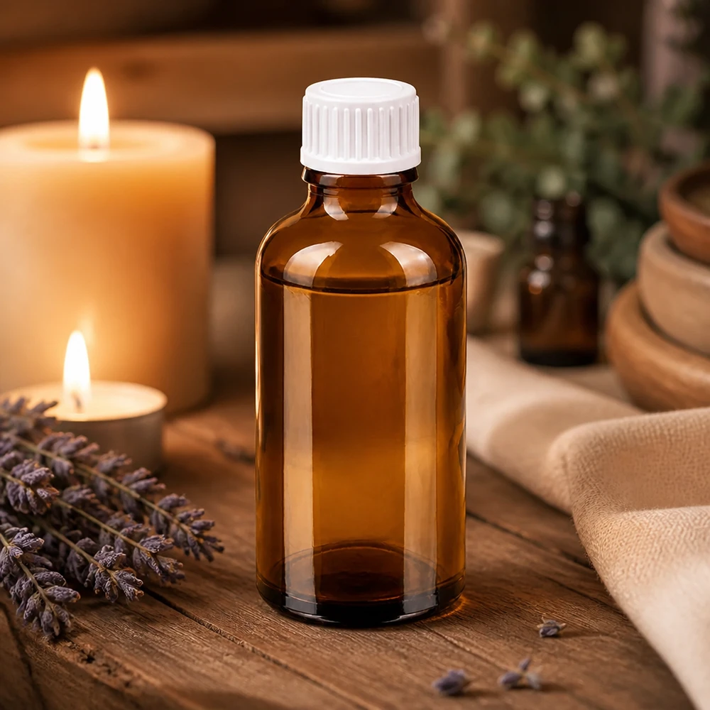 50ml Tropfflasche 0.9mm weiß Standardverschluss BrownLine UT18/50 Lichtgeschützte 50ml Tropfflasche aus Braunglas mit ergonomischem Design für einfache Handhabung