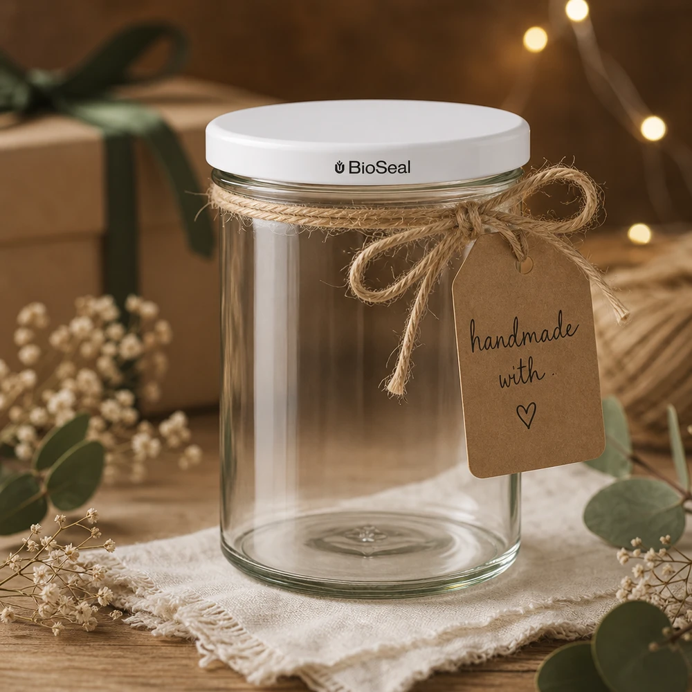 I tumbler UNiTWIST da 435 ml come confezione regalo con cordoncino di rafia e ciondolo fatto a mano mostrano idee creative di decorazione fai-da-te