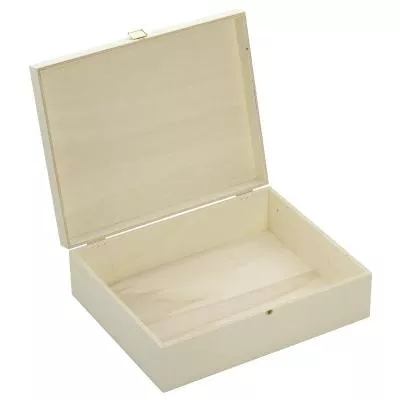 Holzbox (Truhe) mit profiliertem Sockel 35x20x13cm Holzbox (Truhe) mit profiliertem Sockel 35x20x13cm