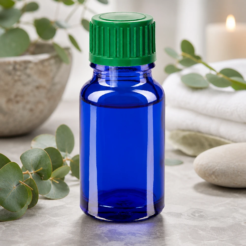 10ml Tropfflasche 0.8mm grün Standardverschluss BlueLine UT18/10 Ergonomische 10ml Glasflasche STD BlueLine mit optimaler Griffigkeit für einfache Handhabung