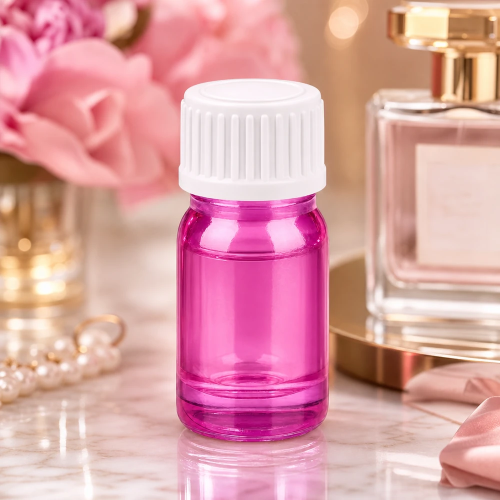 5ml Tropfflasche 0.9mm weiss Standard PurpleLine UT18/5 Professionelle 5ml Tropfflasche violett transparent STD Gewinde für Labor und Apotheke geeignet