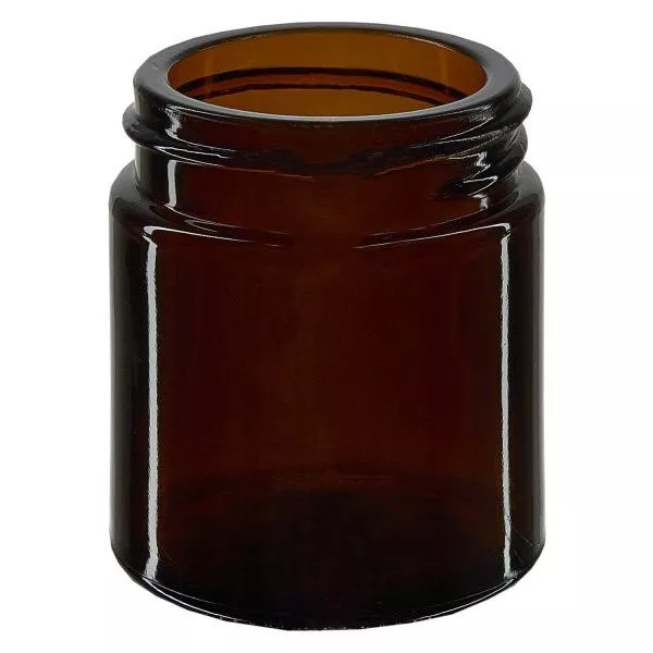 30ml Glastiegel. braun ohne Deckel, Gewinde 38mm/R3 ApoGlas 30ml Glastiegel. braun ohne Deckel, Gewinde 38mm/R3 ApoGlas