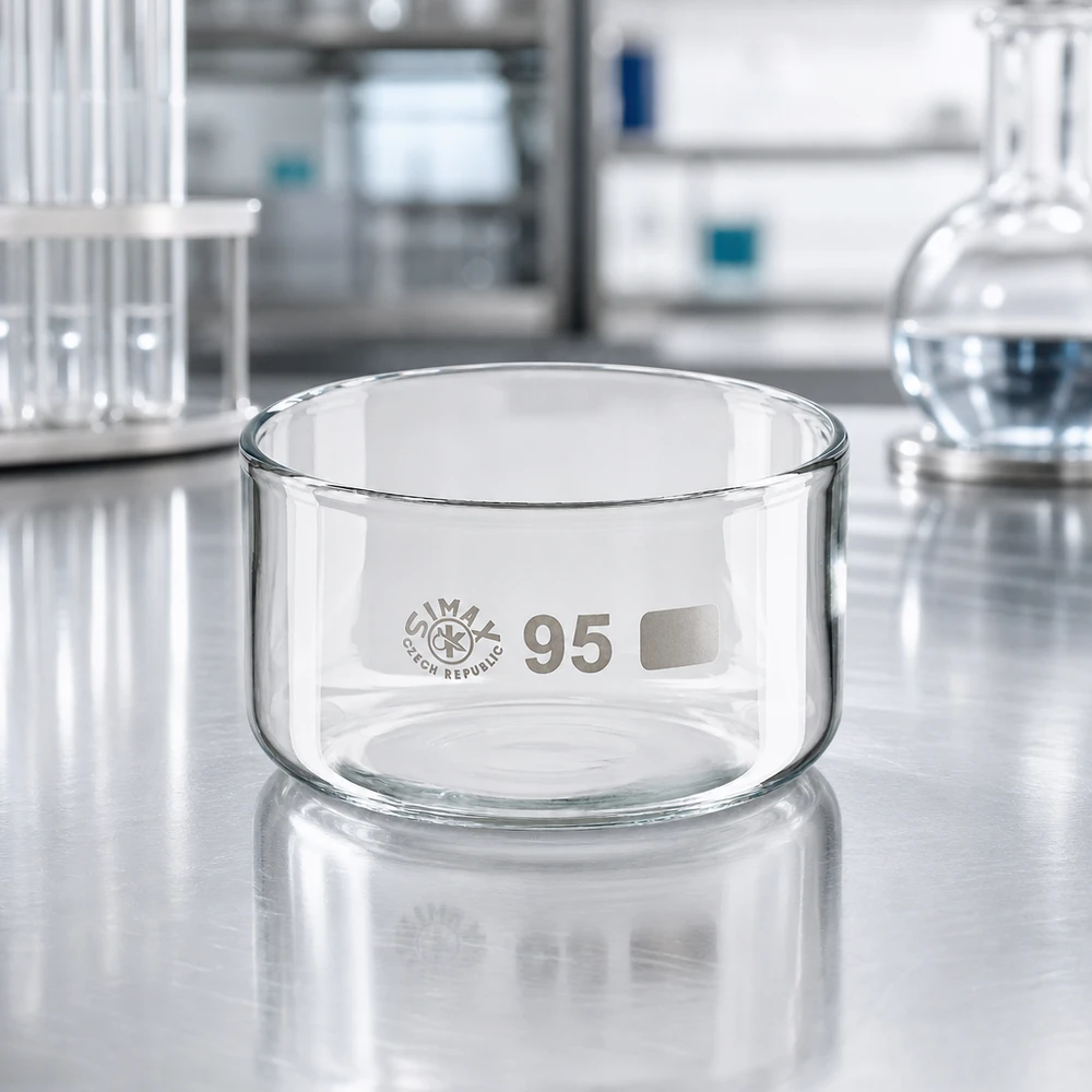 Transparente Kristallisierschale 300ml Laborschale glatte Oberfläche zylindrische Wandung klar
