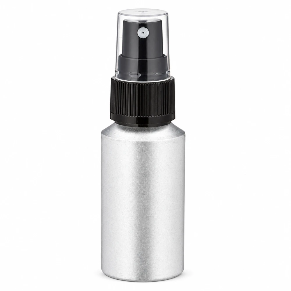 30ml gebeizte Aluflasche mit Zerstäuber Praktische 30ml Spraydose aus gebeizte Alu mit feinem Sprühnebel Funktion