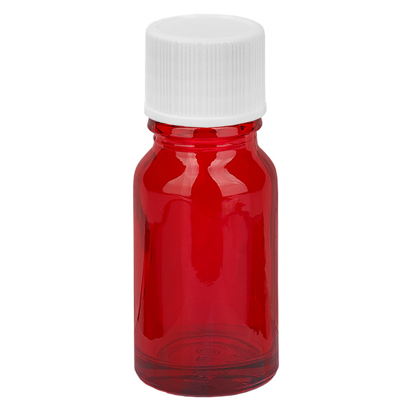 10ml Flasche 11mm Schraubverschluss weiß Standard RedLine UT18/10