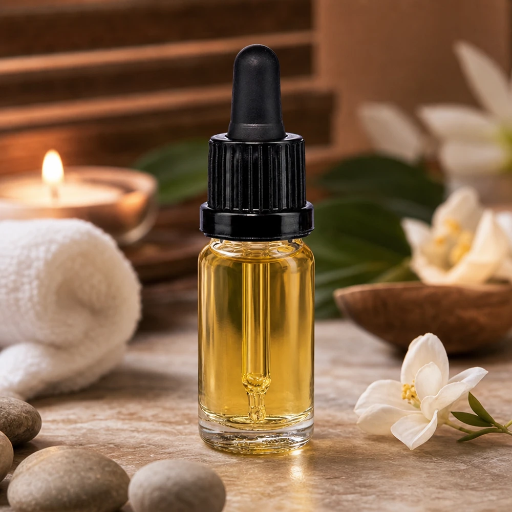 10ml Pipettenflasche schwarz Originalitätsverschluss ClearLine UT18/10 Klarglasflasche 10ml mit schwarzem Schraubverschluss und Pipette für kosmetische Ölanwendungen