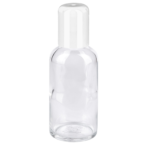 Flacone roll-on da 50 ml bianco STD ClearLine UT18/50 Flacone roll-on da 50 ml bianco STD ClearLine UT18/50