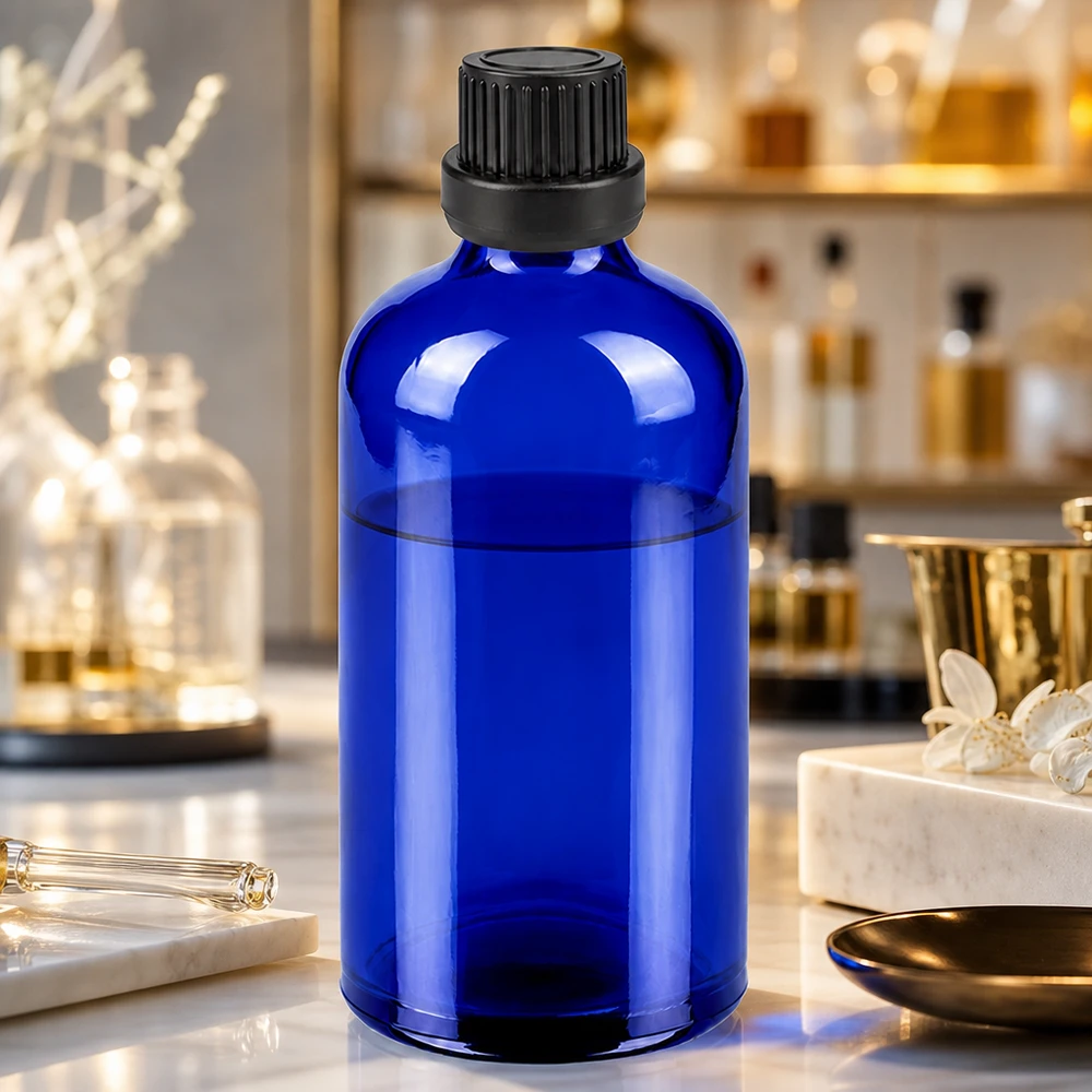 100ml Tropfflasche 2mm schwarz Originalitätsverschluss BlueLine UT18/100 100ml Tropfflasche 2mm schwarz Originalitätsverschluss BlueLine UT18/100