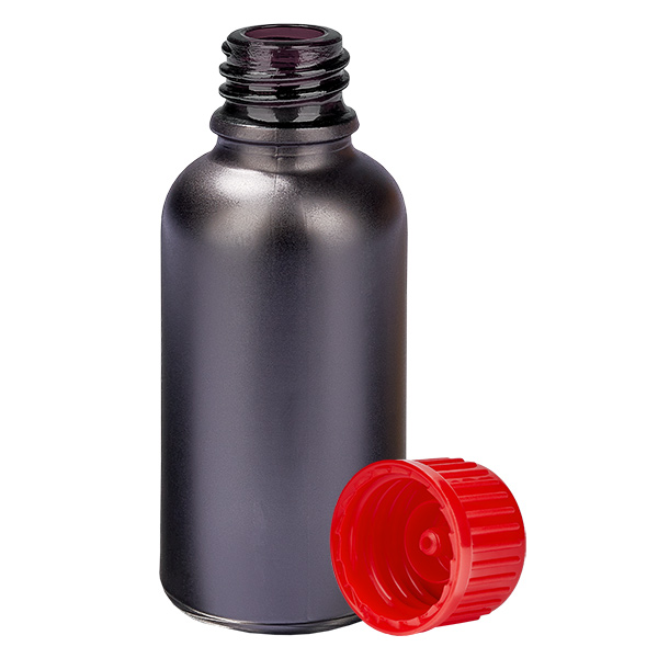 30ml Flasche 11mm Schraubverschluss rot Standard BlackLine UT18/30