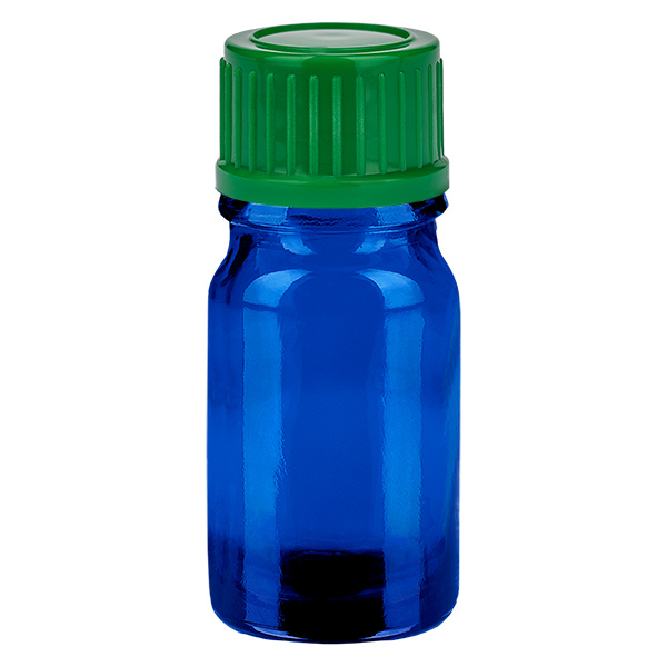 5ml Flasche 11mm Schraubverschluss grün Standard BlueLine UT18/5