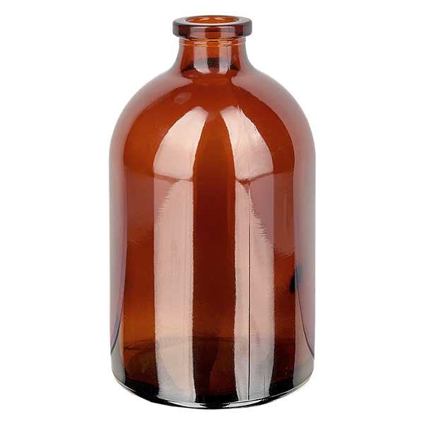 Flacone per iniezione in vetro ambrato 100ml Flacone per iniezione in vetro ambrato 100ml