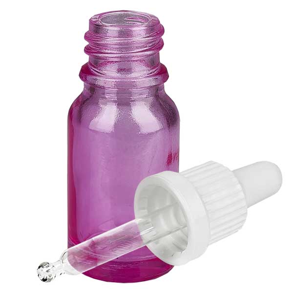 10ml Pipettenflasche weiss Originalität Schraubverschlusserschluss  PurpleLine UT18/10