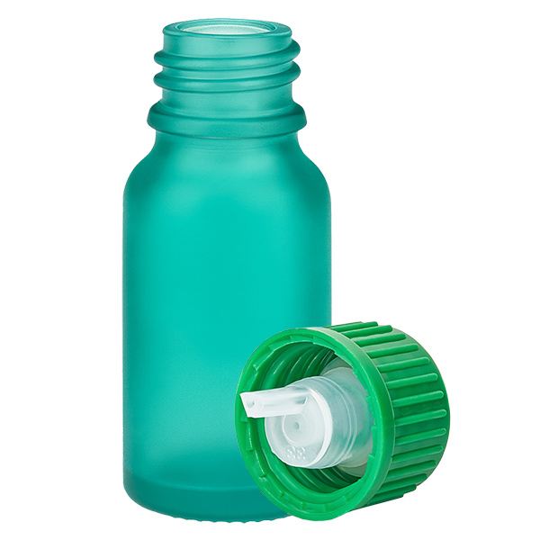 Flacone contagocce da 10 ml 0,8 mm verde STD GreenLine UT18/10 Flacone contagocce da 10 ml 0,8 mm verde STD GreenLine UT18/10