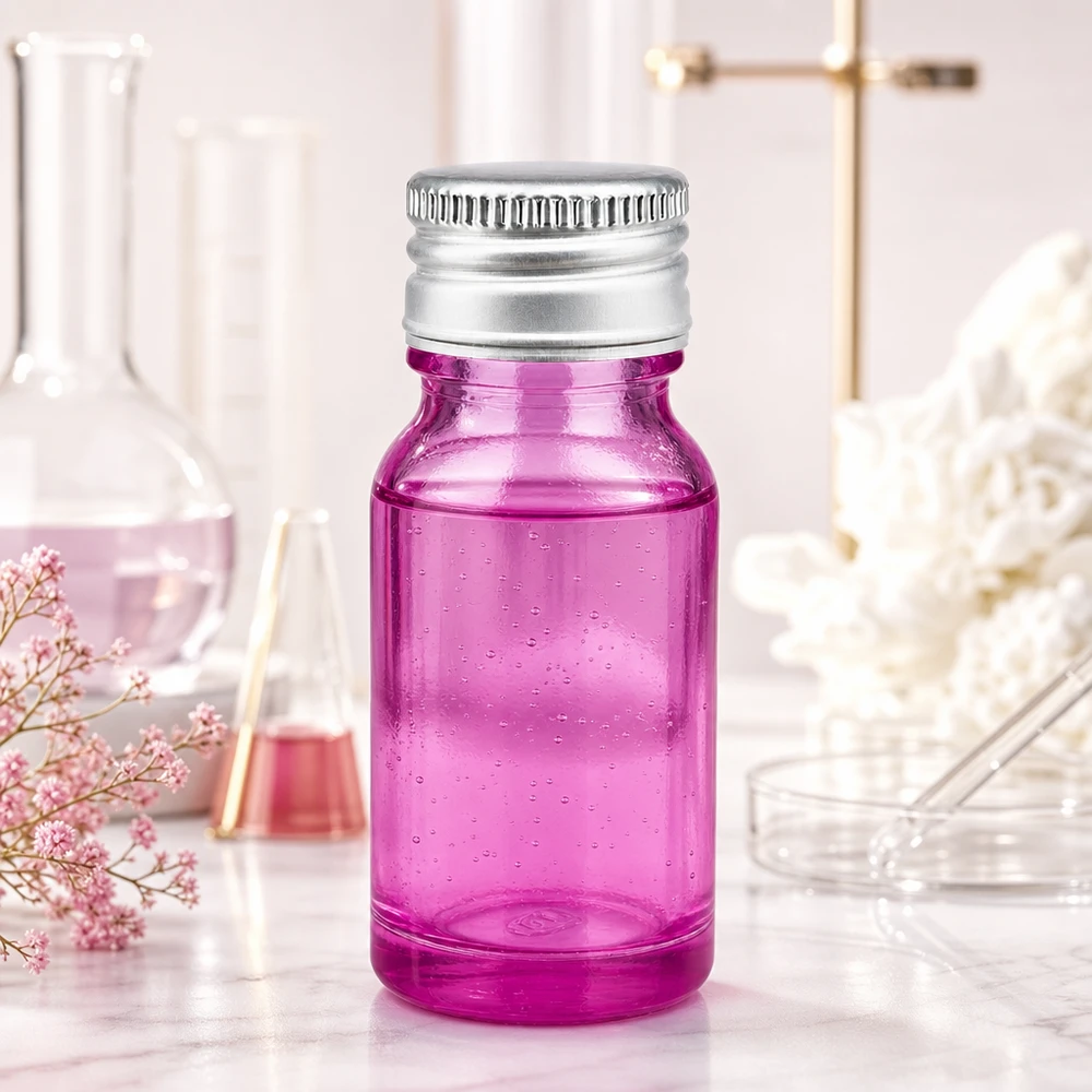 10ml Flasche 11mm Schraubverschluss Alu-Silberer Standard PurpleLine.UT18/10 Professionelle 10ml Violettglas-Flasche mit Standardverschluss für pharmazeutische Anwendungen