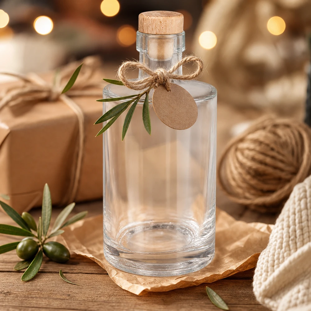 Bottiglia in vetro da 350 ml Galileo con tappo in sughero con impugnatura in legno UNiTWIST® Bottiglia in vetro da 350 ml Galileo con tappo in sughero con impugnatura in legno UNiTWIST®