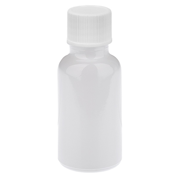 Flacone da 20 ml con tappo a vite da 11 mm bianco Standard WhiteLine UT18/20 Flacone da 20 ml con tappo a vite da 11 mm bianco Standard WhiteLine UT18/20