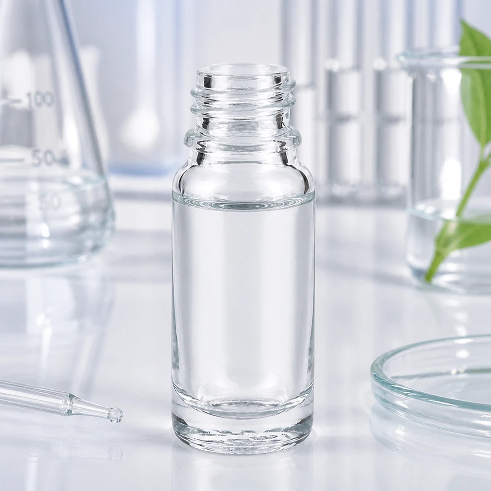 Klarglas Flasche 10ml DIN 18 Hygienische 10ml ApoGlas Apothekenflasche mit glatten Oberflächen für leichte Reinigung