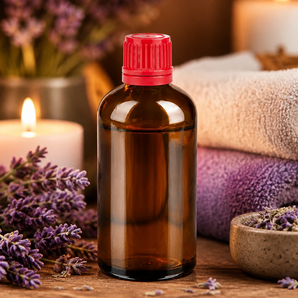 Bottiglia in vetro ambrato premium da 100 ml con apertura da 11 mm - versatile per vari liquidi
