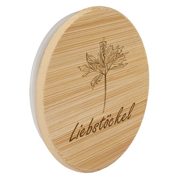 Holzdeckel "Liebstöckel" für WECK RR60