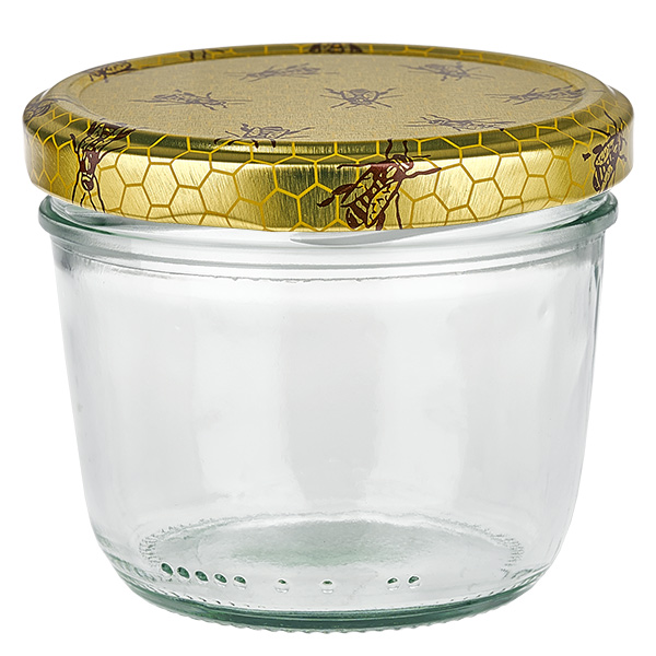 230ml Sturzglas + BasicSeal Deckel Bienenwabe UNiTWIST