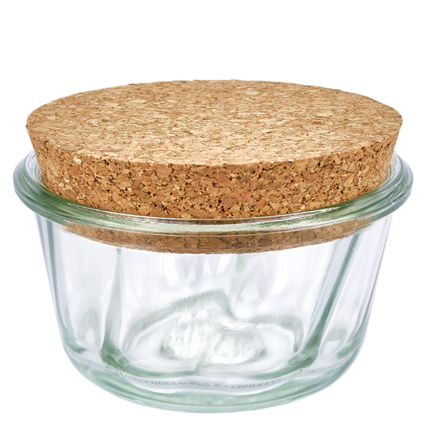 Pot à kouglof 280ml WECK RR100 avec bouchon nature
