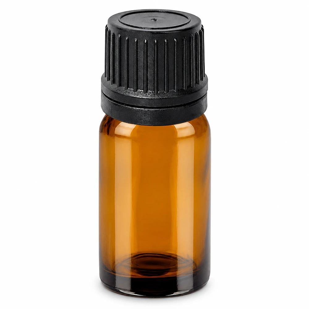 10ml Tropfflasche 1mm schwarz Originalitätsverschluss BrownLine UT18/10 Hochwertige 10ml Tropfflasche BrownLine mit schwarzem Verschluss für Laboranwendungen