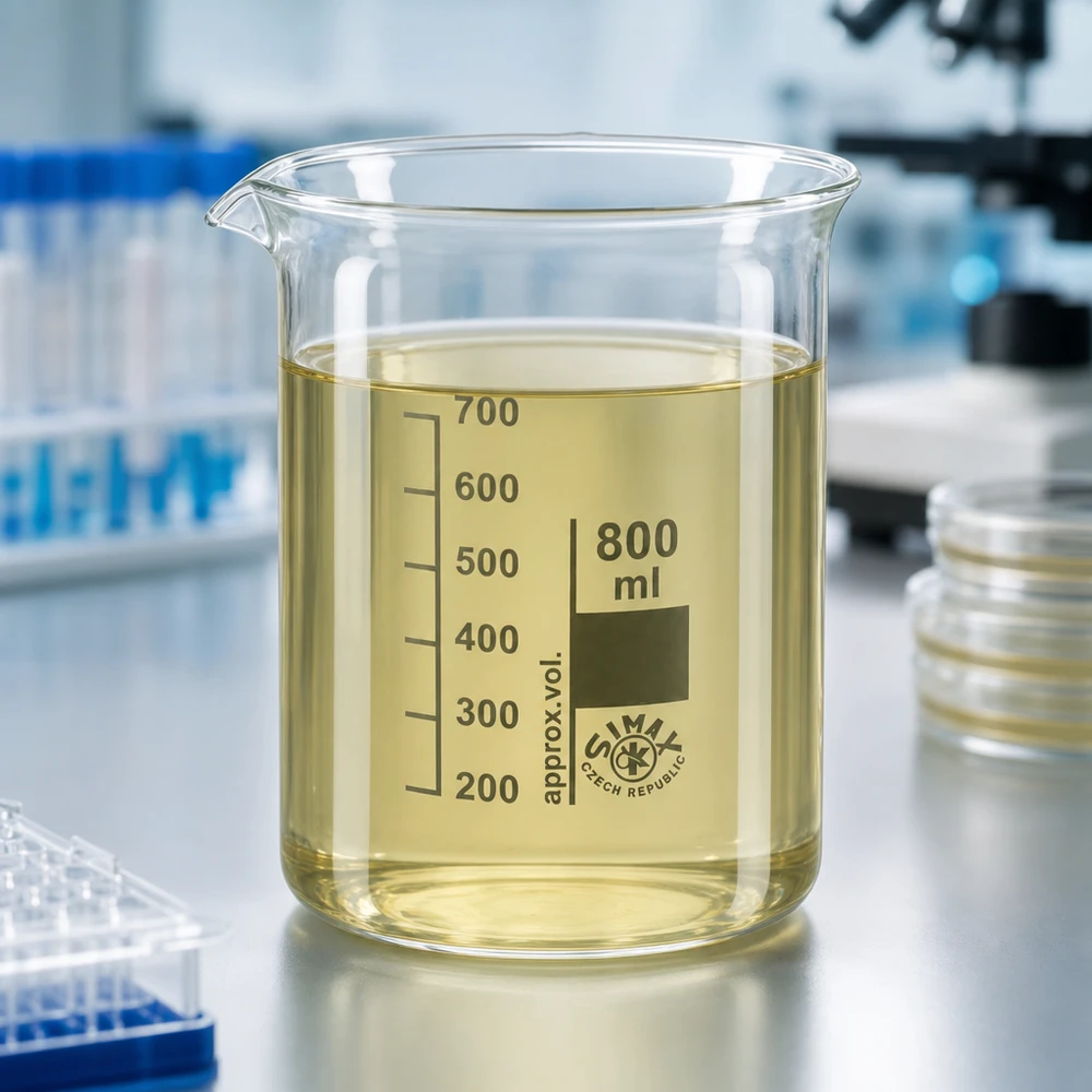 Bicchiere 800ml in vetro borosilicato, forma bassa Bicchiere professionale da laboratorio da 800 ml in vetro borosilicato resistente agli agenti chimici per applicazioni scientifiche