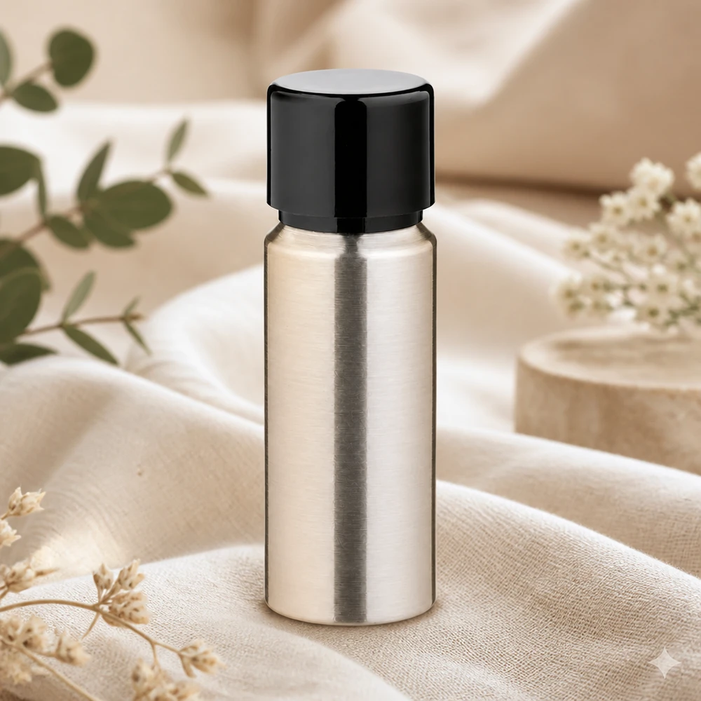 20ml geschliffene Aluflasche mit Schraubkappe Recycelbare 20ml Aluflasche mit umweltfreundlichem Material und wiederverwendbarem Schraubverschluss