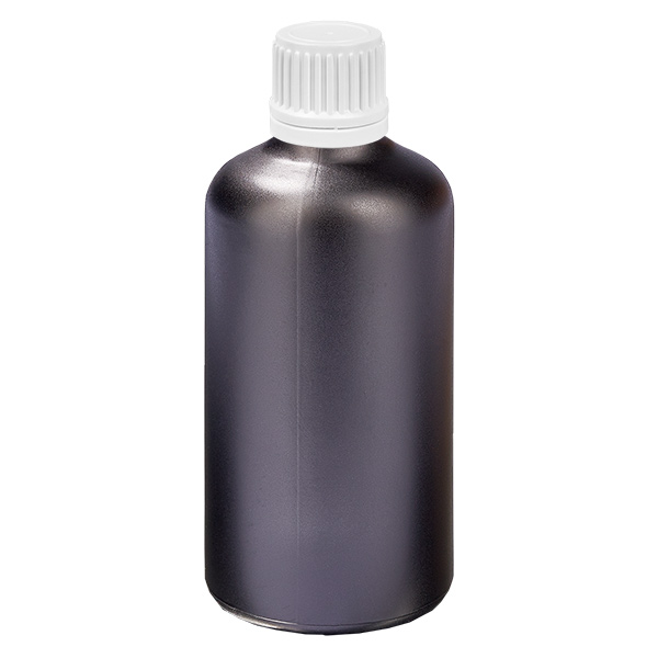 Bottiglia da 100ml 11mm SV bianco OV BlackLine UT18/100 Bottiglia da 100ml 11mm SV bianco OV BlackLine UT18/100