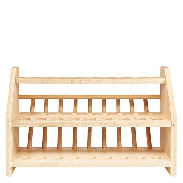 Reagenzglasgestelle aus Holz, für Gläser bis ca. 18 mm Ø