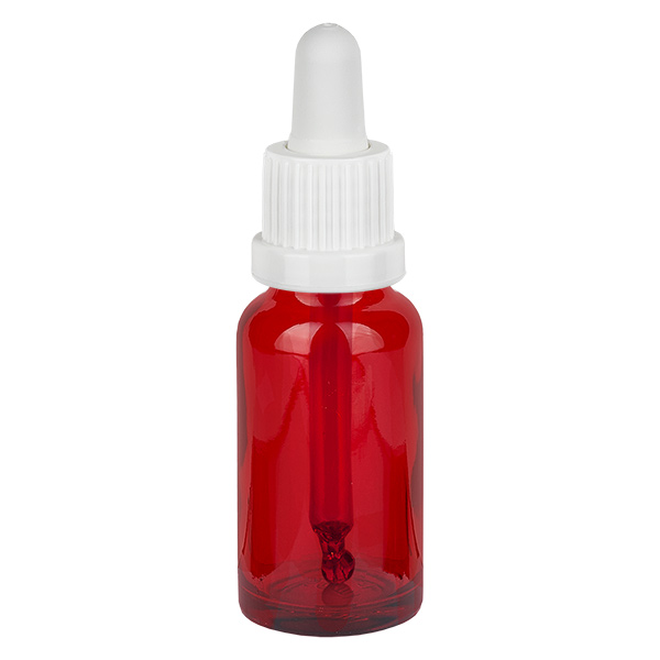 20ml Pipettenflasche weiß Originalitätsverschluss RedLine UT18/20