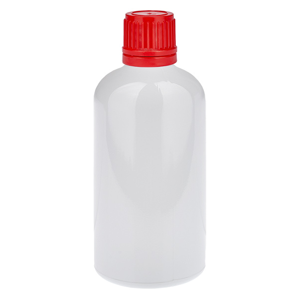 100ml Flasche 11mm Schraubverschluss rot Originalitätsverschluss WhiteLine UT18/100