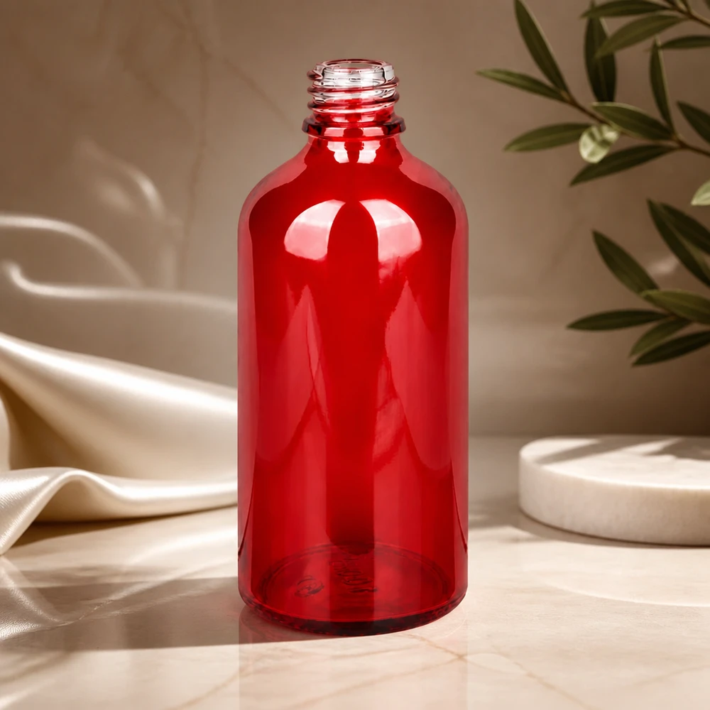 100ml Apothekenflasche RedLine UT18/100 UNiTWIST Langlebige RedLine Glasflasche 100ml mit korrosionsbeständigem Material für verschiedene Flüssigkeiten