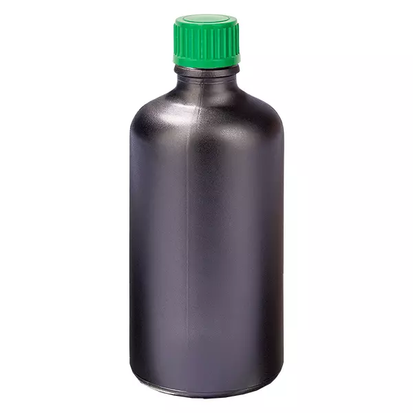 Flacone contagocce da 100 ml 0,8 mm verde STD BlackLine UT18/100