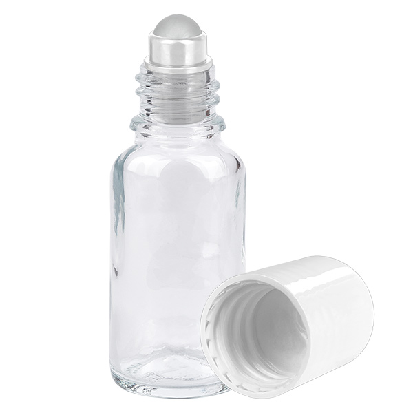 Flacone roll-on da 20 ml bianco STD ClearLine UT18/20 Flacone roll-on da 20 ml bianco STD ClearLine UT18/20