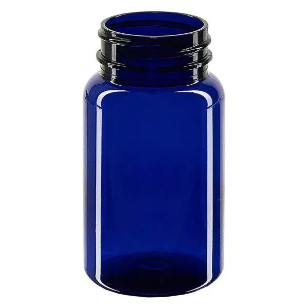 Petpacker 100ml kobaltblau Öffnung 38mm ohne Deckel