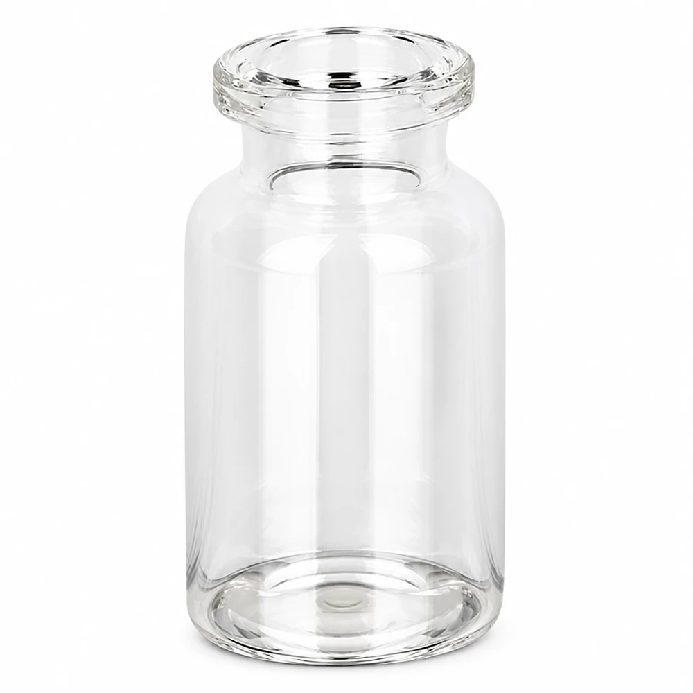 Injektionsflasche Klarglas 10ml Transparente 10ml Glasvial Injektionsflasche mit Crimphals für Impfstoffe und Medikamente