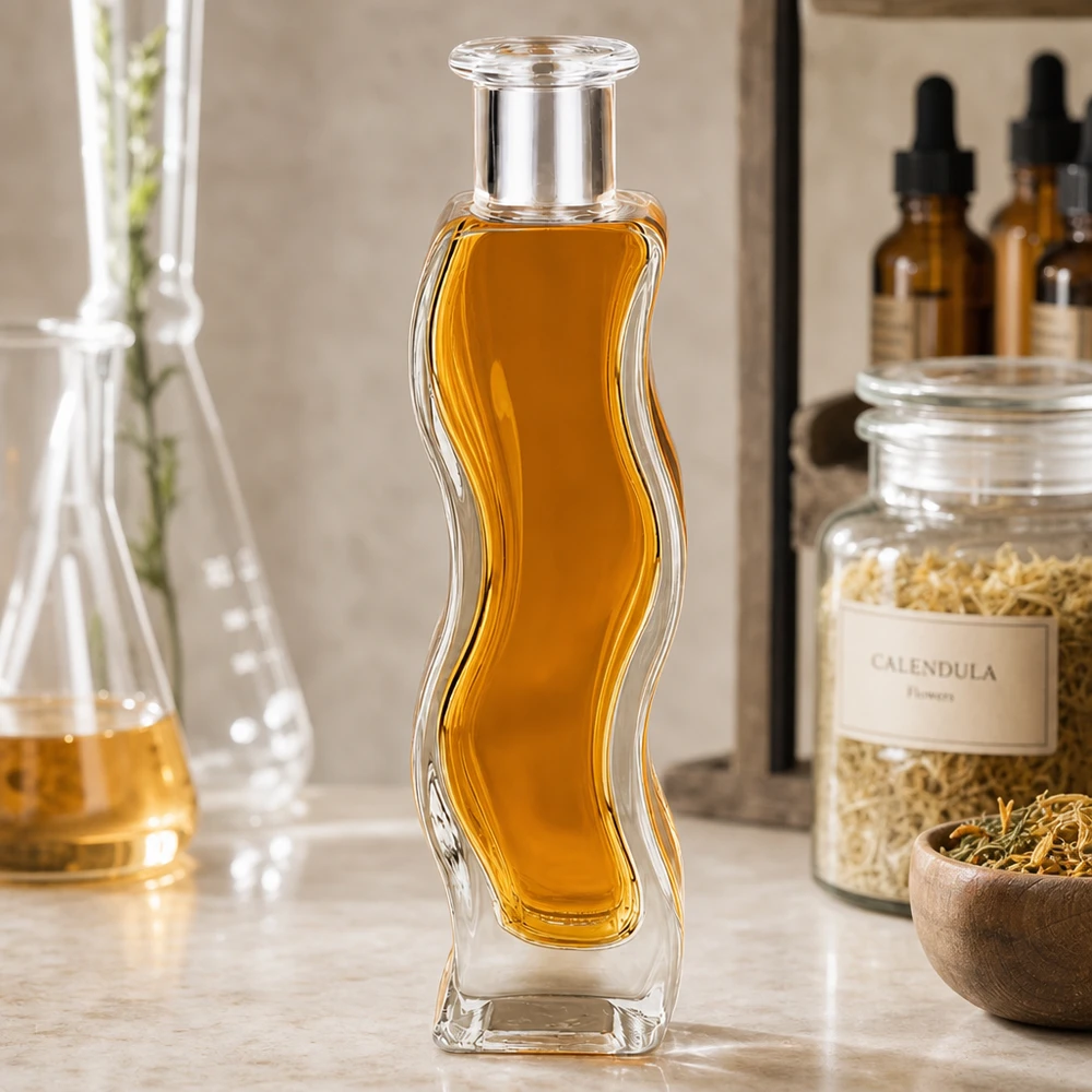 Flacone in vetro da 100 ml Melissa senza tappo UNiTWIST®