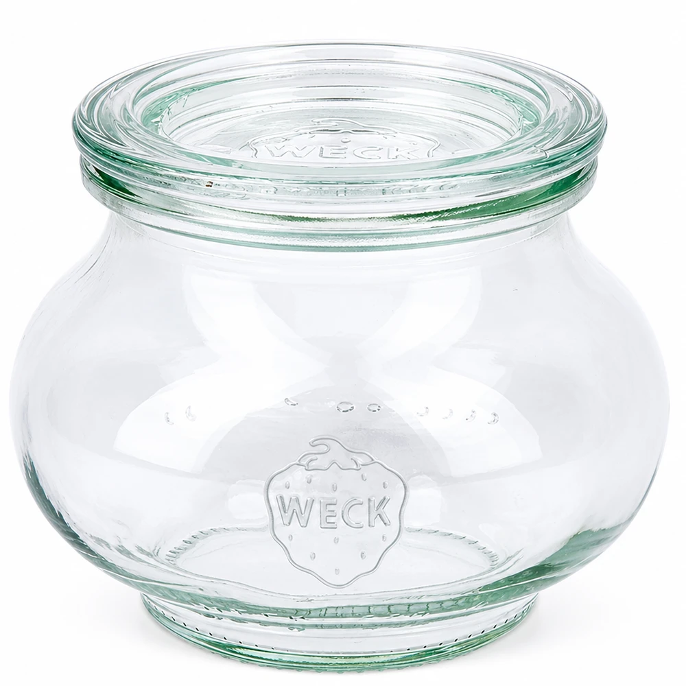 220ml Schmuckglas mit Glasdeckel WECK RR60