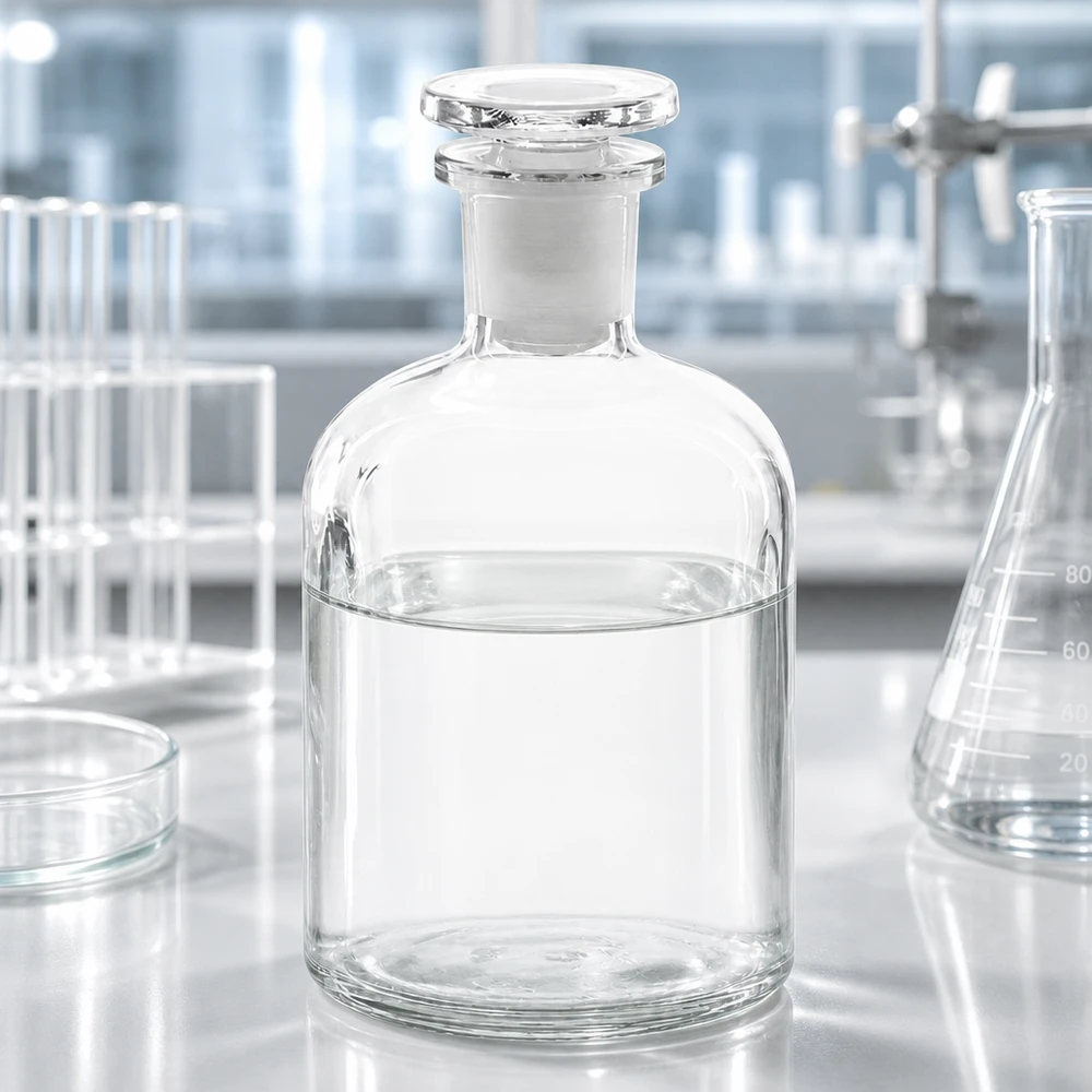 Flacon pharmaceutique 250 ml col étroit en verre clair + bouchon Flacon de laboratoire à bouchon, 250 ml, transparent, à col étroit, en verre, pour réactifs chimiques et solvants