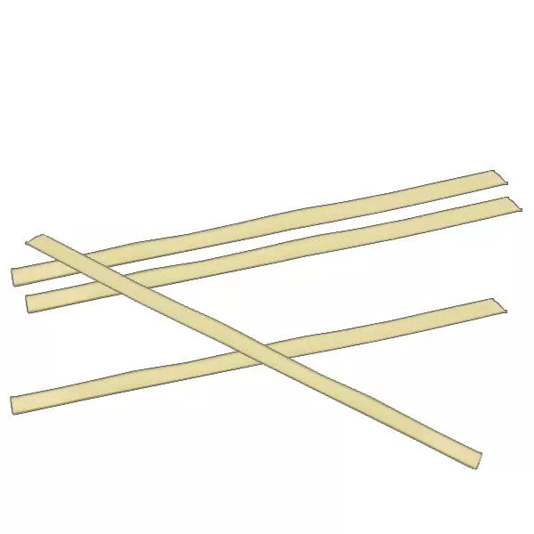 Clipbandverschluss flach gold (100er Pack) 140mm Clipbandverschluss flach gold (100er Pack) 140mm