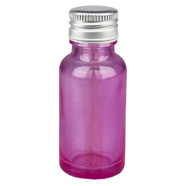 20ml Flasche 11mm Schraubverschluss Alu-Silberer Standard PurpleLine.UT18/20
