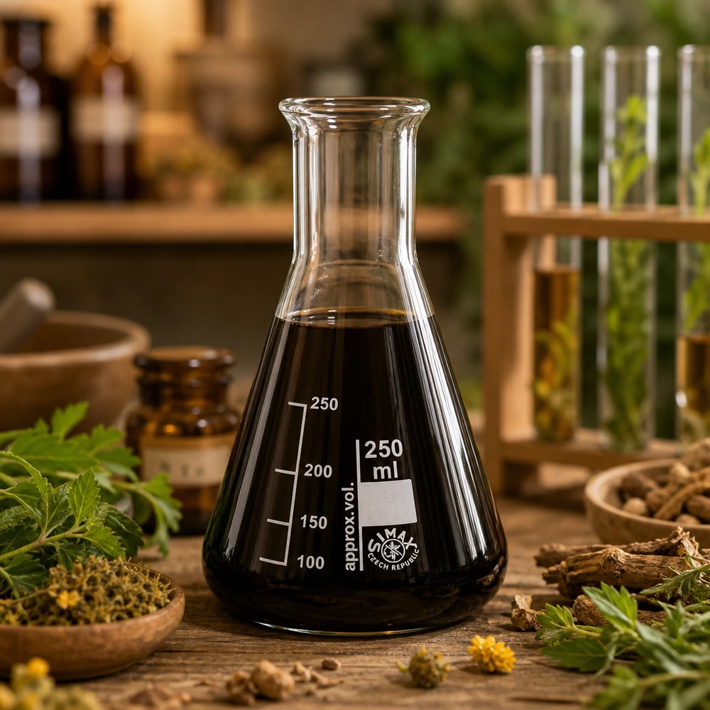 Beuta scientifica da 250 ml con base larga per un posizionamento stabile durante gli esperimenti
