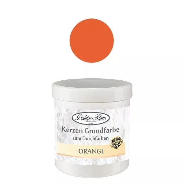 Doctor-Klaus couleur de base pour bougies orange, 7gr, en boîte