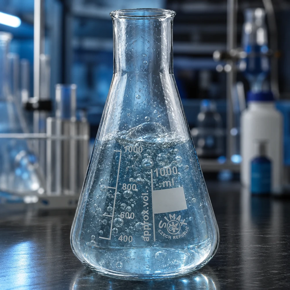 Beuta resistente al calore con collo largo da 100 ml per applicazioni di laboratorio professionali