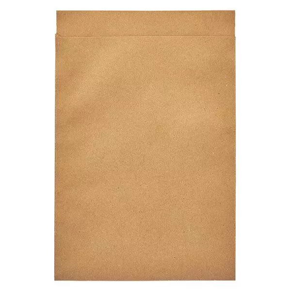 Flachbeutel braun (100er Pack) 130x180mm/50 g/m² Flachbeutel braun (100er Pack) 130x180mm/50 g/m²