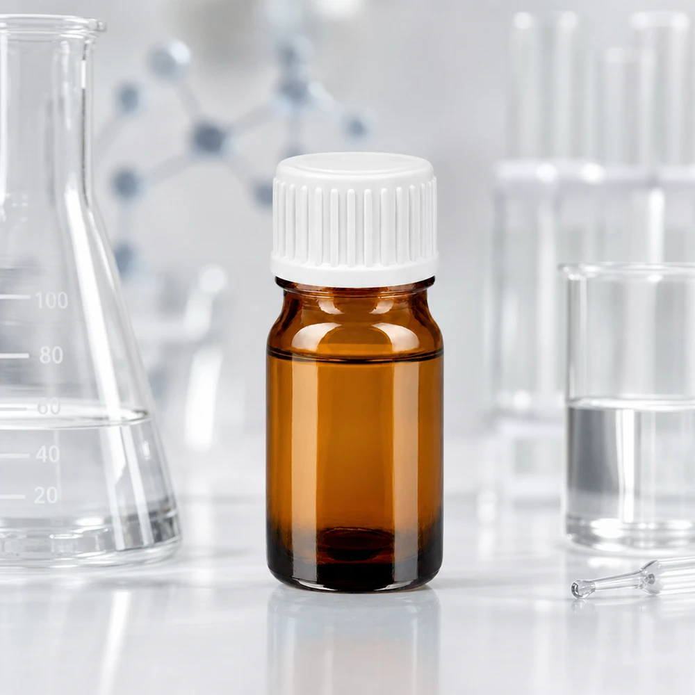 Flacone contagocce da 5 ml 0,9 mm bianco STD BrownLine UT18/5 Flacone contagocce da 5 ml in vetro ambrato di alta qualità, con protezione UV per le sostanze sensibili alla luce.