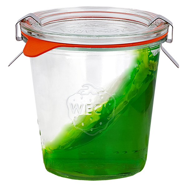 12er Set Weck Sturzgläser 290ml hoch, 1/5L Gläser mit 12 Gla